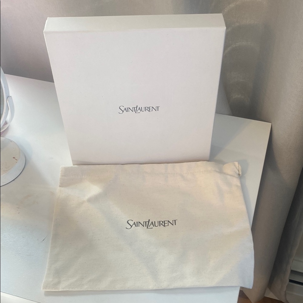 Saint Laurent White Storage Set